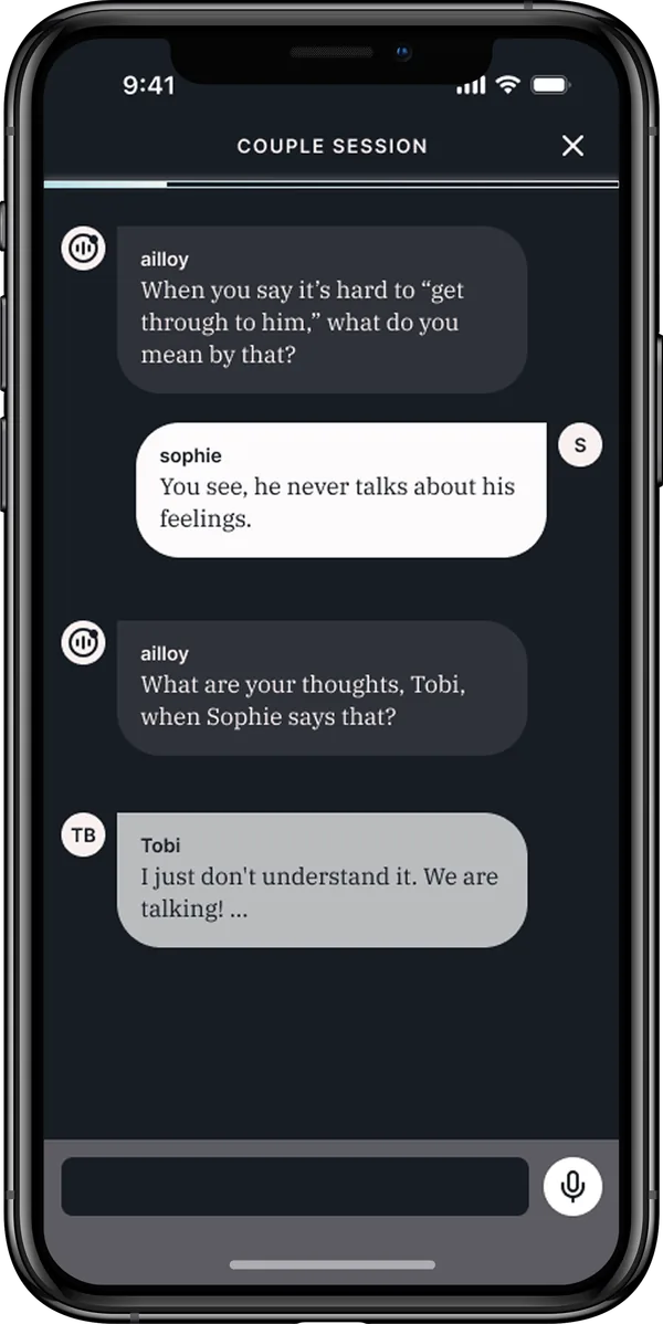 ailloy app — session